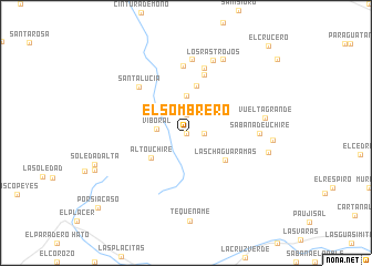 map of El Sombrero