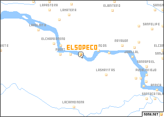 map of El Sopeco