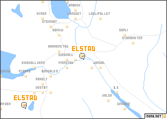 map of Elstad