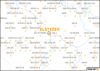 map of Elsteren