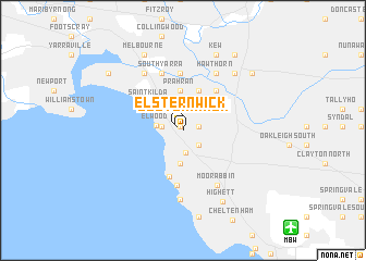 map of Elsternwick