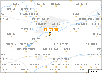 map of Elstow