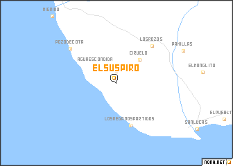 map of El Suspiro