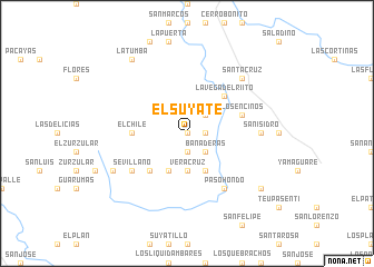 map of El Suyate