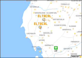 map of El Tacal