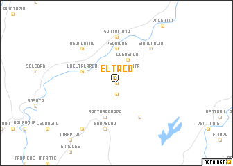 map of El Taco