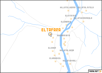 map of El Tafara