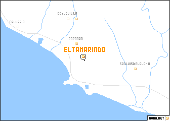 map of El Tamarindo