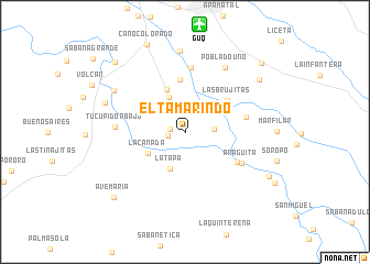 map of El Tamarindo