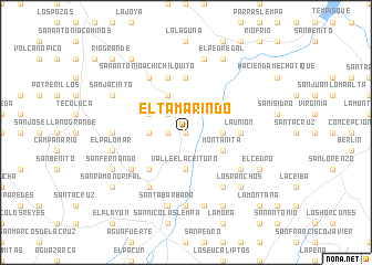 map of El Tamarindo