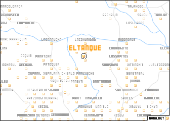 map of El Tanque