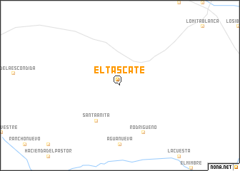 map of El Táscate