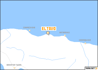 map of El Tavo