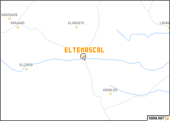 map of El Temascal