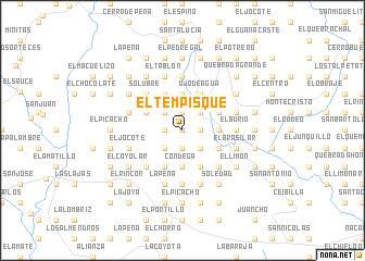 map of El Tempisque
