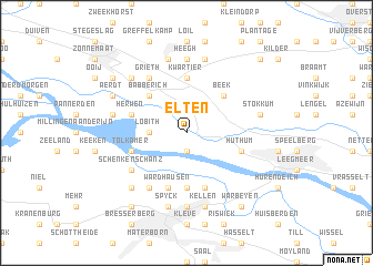 map of Elten