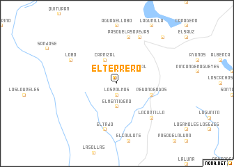 map of El Terrero