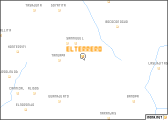 map of El Terrero