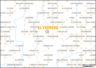 map of El Terrero