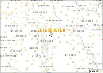 map of Eltershofen