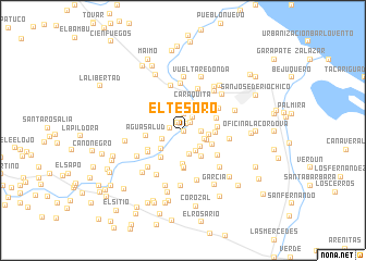 map of El Tesoro