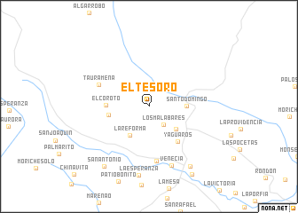 map of El Tesoro