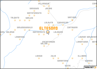 map of El Tesoro