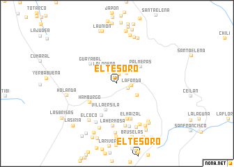 map of El Tesoro