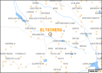 map of El Texheñú