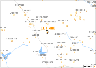 map of El Tiamo