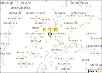 map of El Tigre