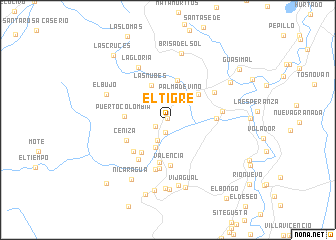 map of El Tigre