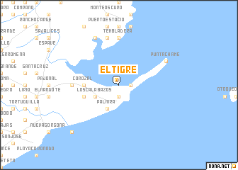 map of El Tigre