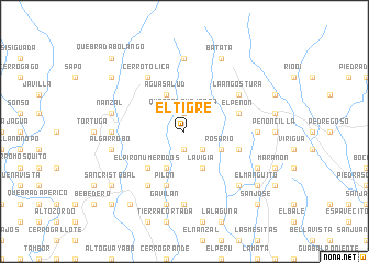 map of El Tigre