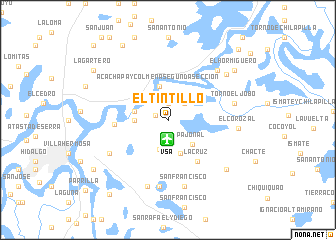 map of El Tintillo