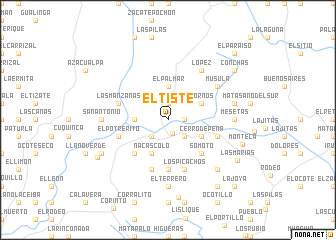 map of El Tiste