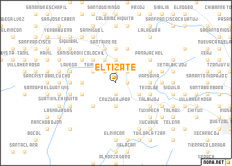 map of El Tizate