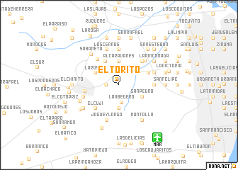 map of El Torito