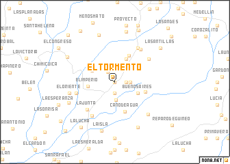 map of El Tormento