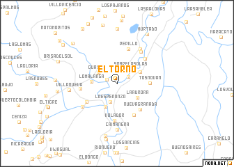 map of El Torno