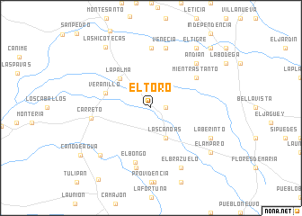 map of El Toro