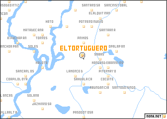 map of El Tortuguero