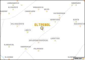 map of El Trébol