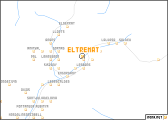 map of El Tremat