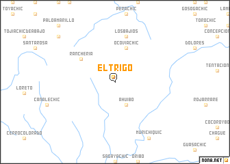 map of El Trigo