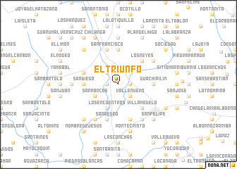 map of El Triunfo