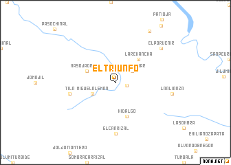 map of El Triunfo