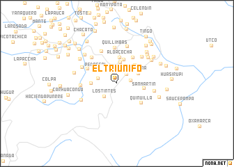 map of El Triunifo