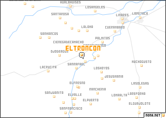 map of El Troncón
