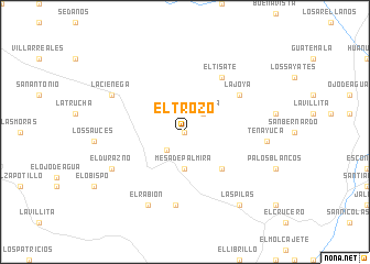 map of El Trozo